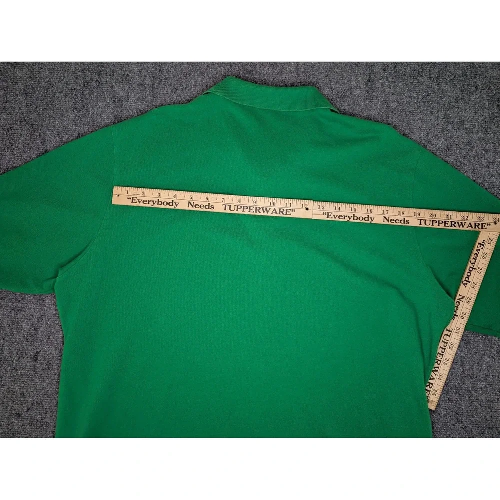 Polo Golf Ralph Lauren Men's XL Polo Shirt Green 100% Cotton Casual Short Sleeve